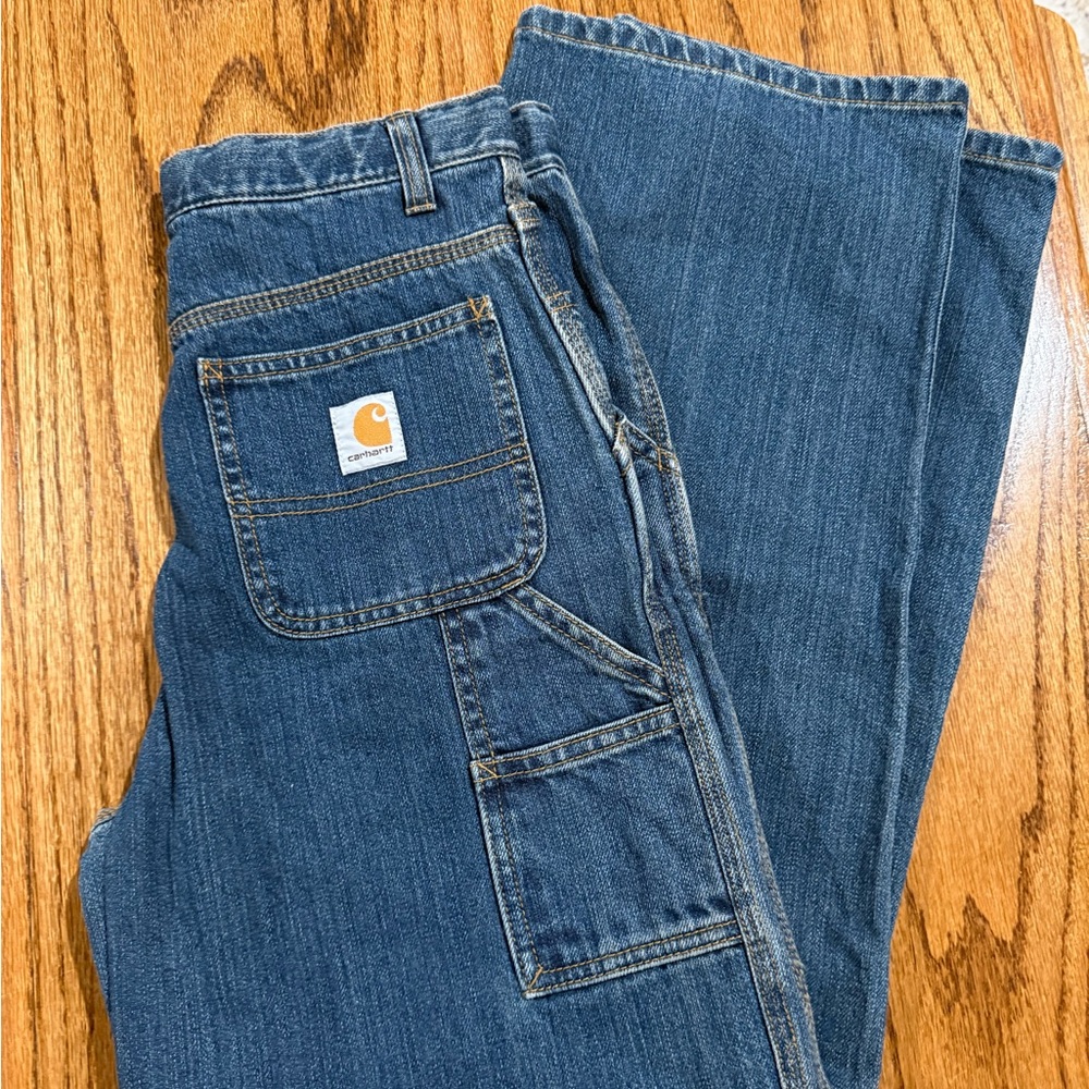 Carhartt Youth Blue Carpenter Jeans